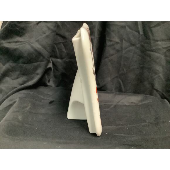 Gold Imari Small Porcelain Photo Frame, Orange/Blue/Gold Tone Florals - Picture 2 of 6